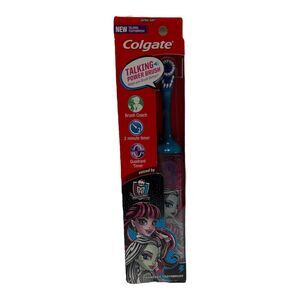 Rare Colgate Talking MONSTER HIGH Talking Power Toothbrush Extra Soft NEW
